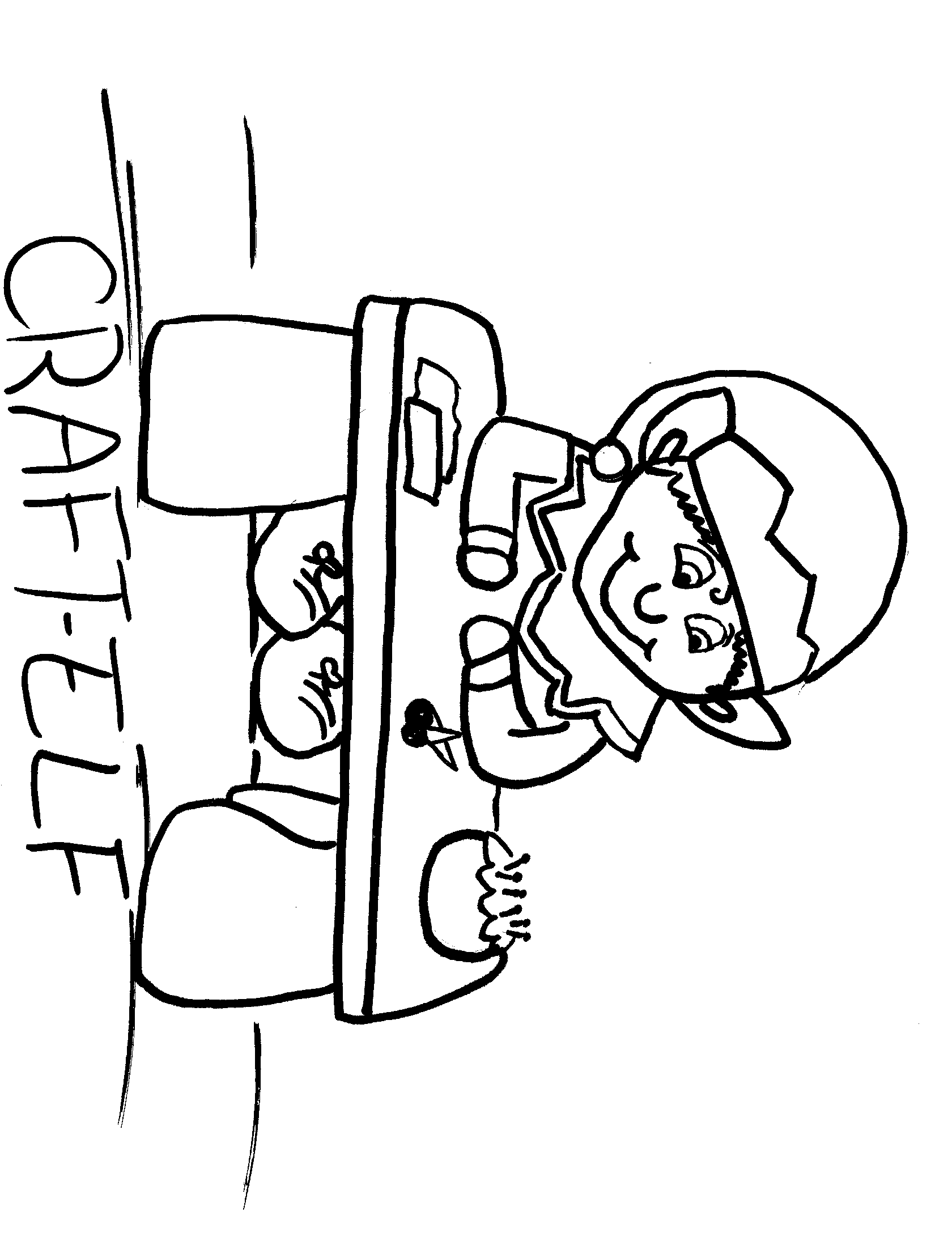 Craftelf coloring page